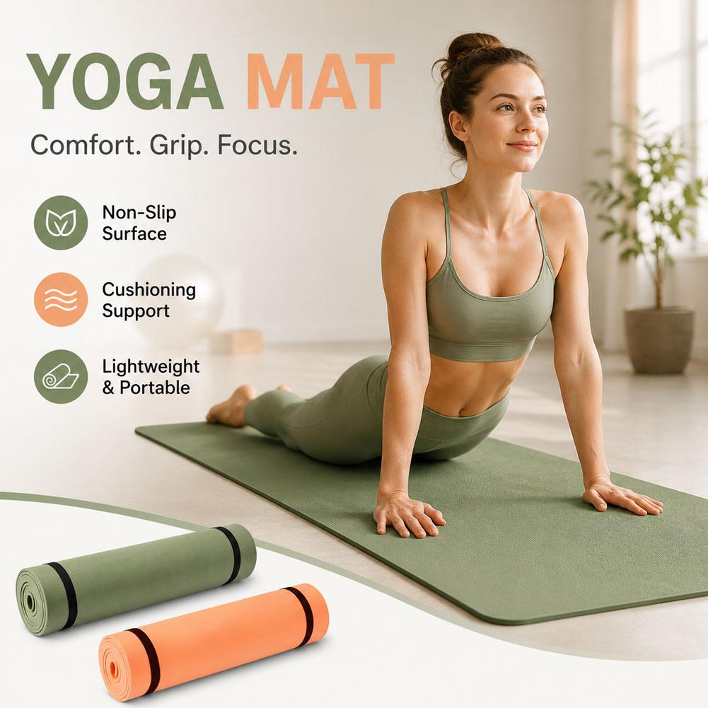 Sports Equipment For Schools - 180x50cm Yoga Mats Anti-slip Sport Fitness