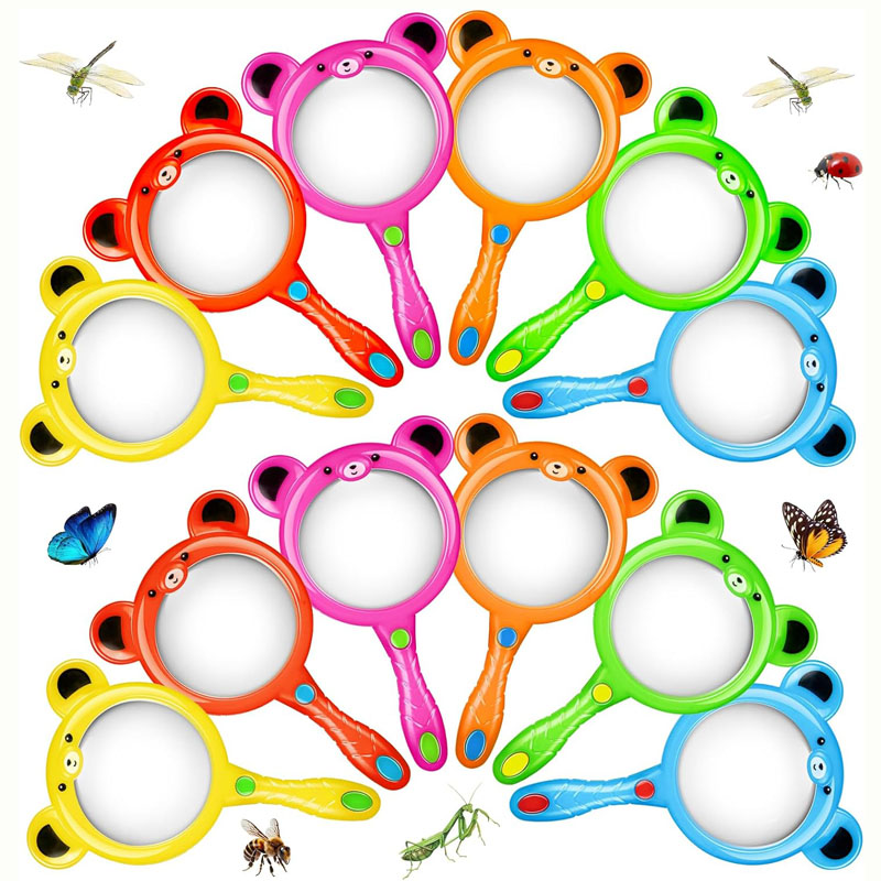 Sports Equipment For Schools - 3PCS Cartoon Cute Hand Lens Magnifier