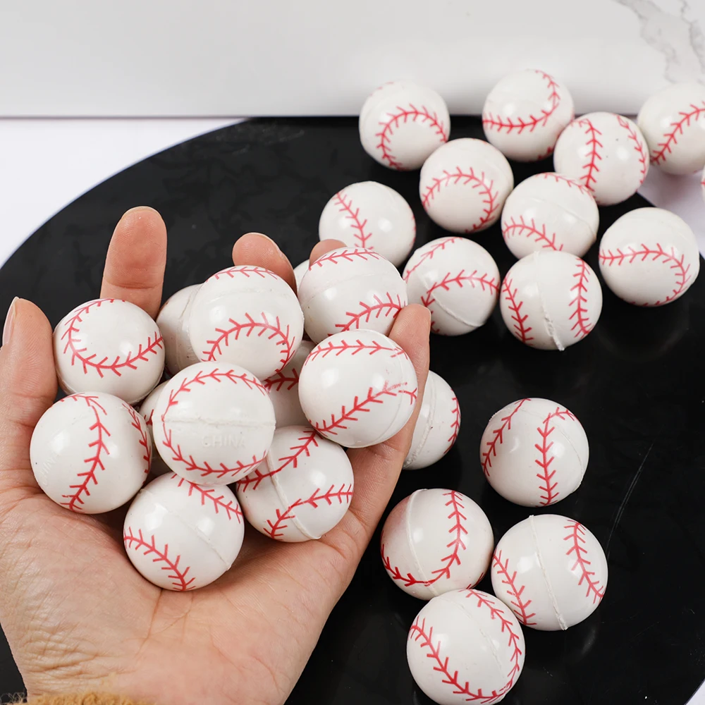 Sports Equipment For Schools - 10Pcs 29mm Baseball Bouncy Ball Football