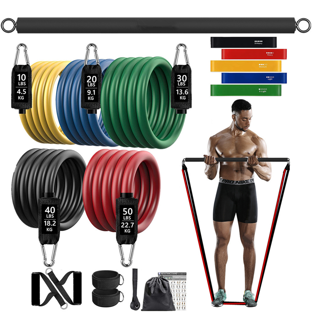Sports Equipment Kit - 150lb Fitness Booty Resistance Elastic Band