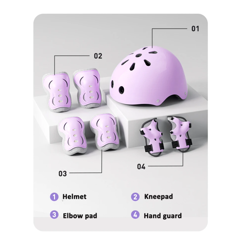6/7 Pcs Set Children Protectiv - огляд і ціна Sports Equipment 7 Year Old