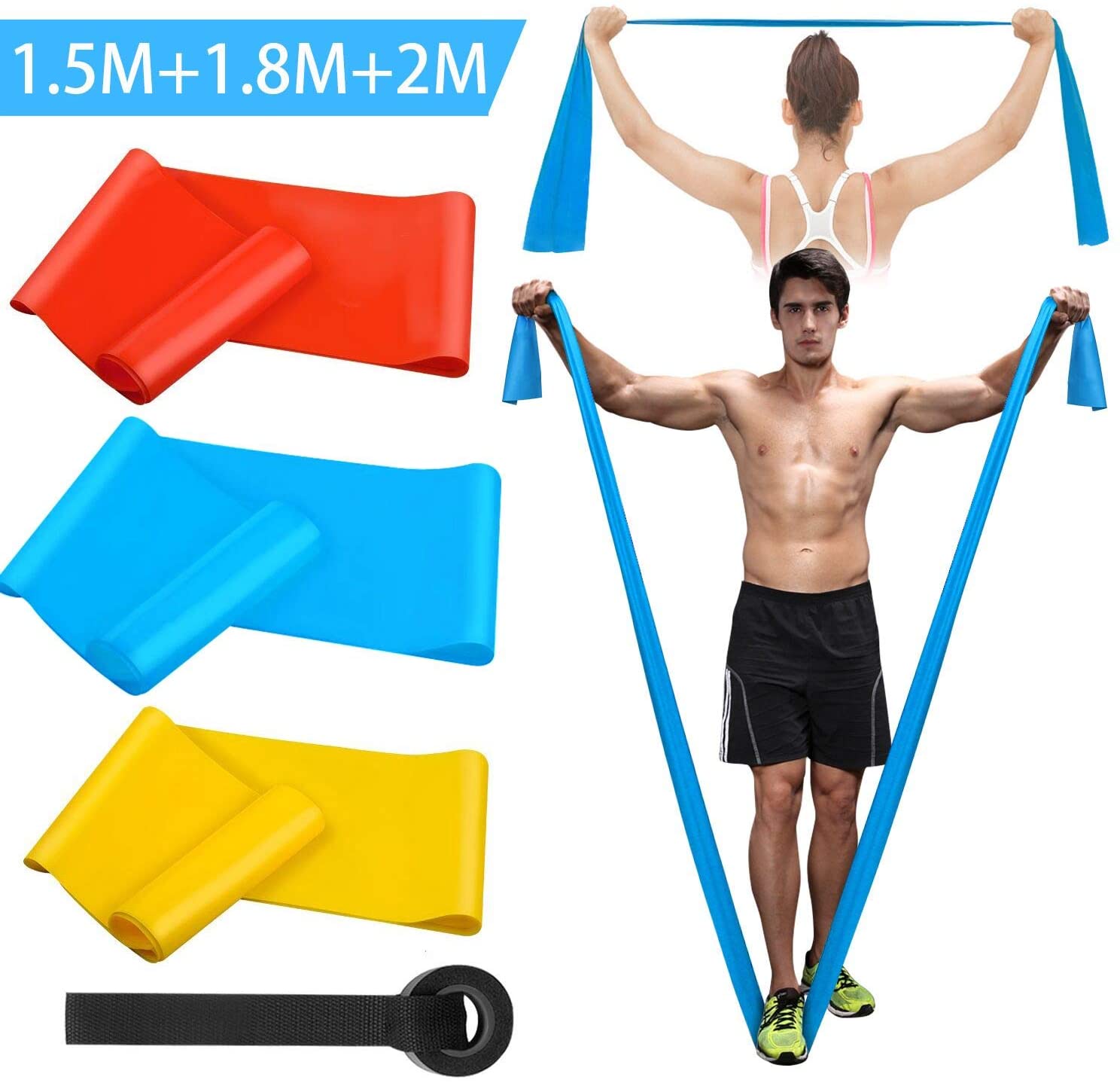 Elastic Fitness Bands 3Pcs Res - огляд і ціна Sports Equipment For Schools