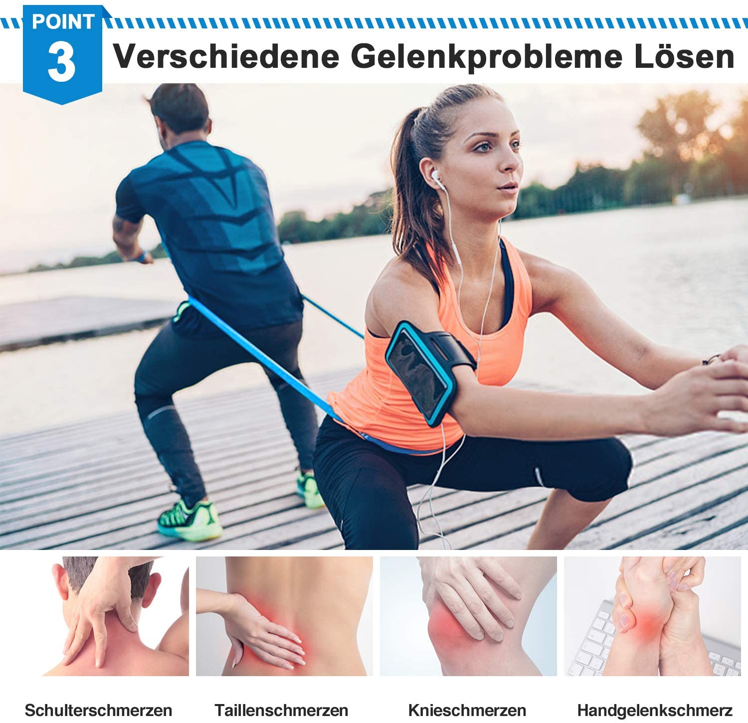 Elastic Fitness Bands 3Pcs Res - огляд і ціна Sports Equipment For Schools