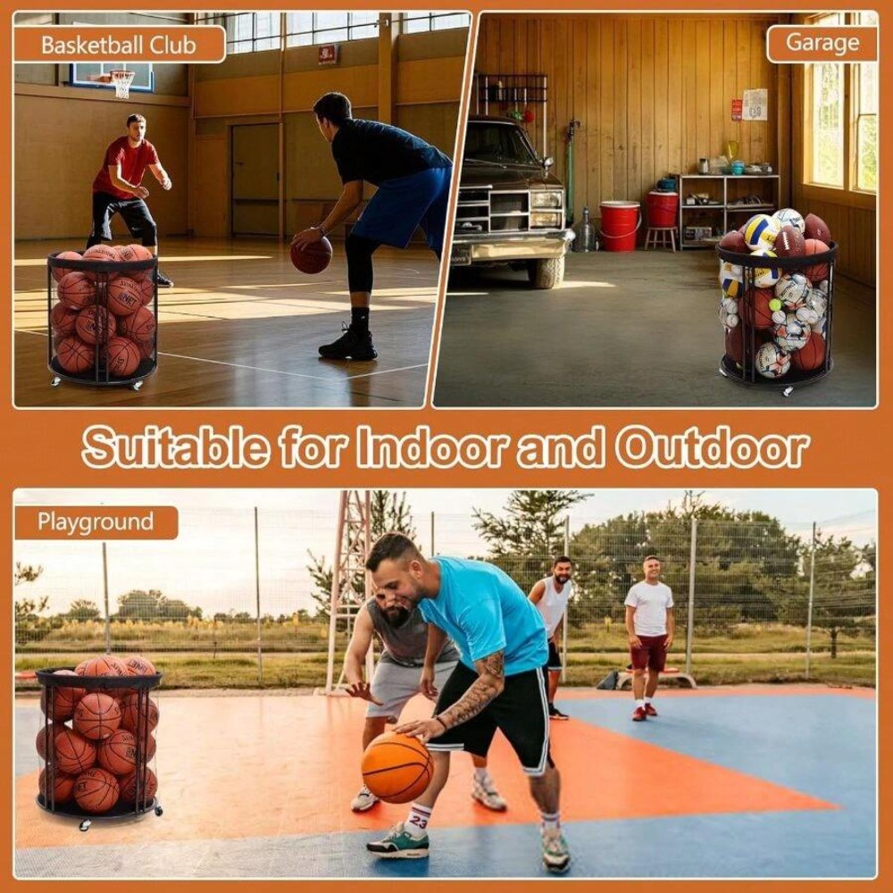 Heavy Duty Ball Storage Bin Ca - огляд і ціна Sports Equipment Organizer
