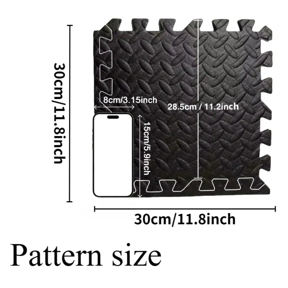 16 Piece Fitness Yoga Mat Soft - огляд і ціна Sports Equipment Supplies