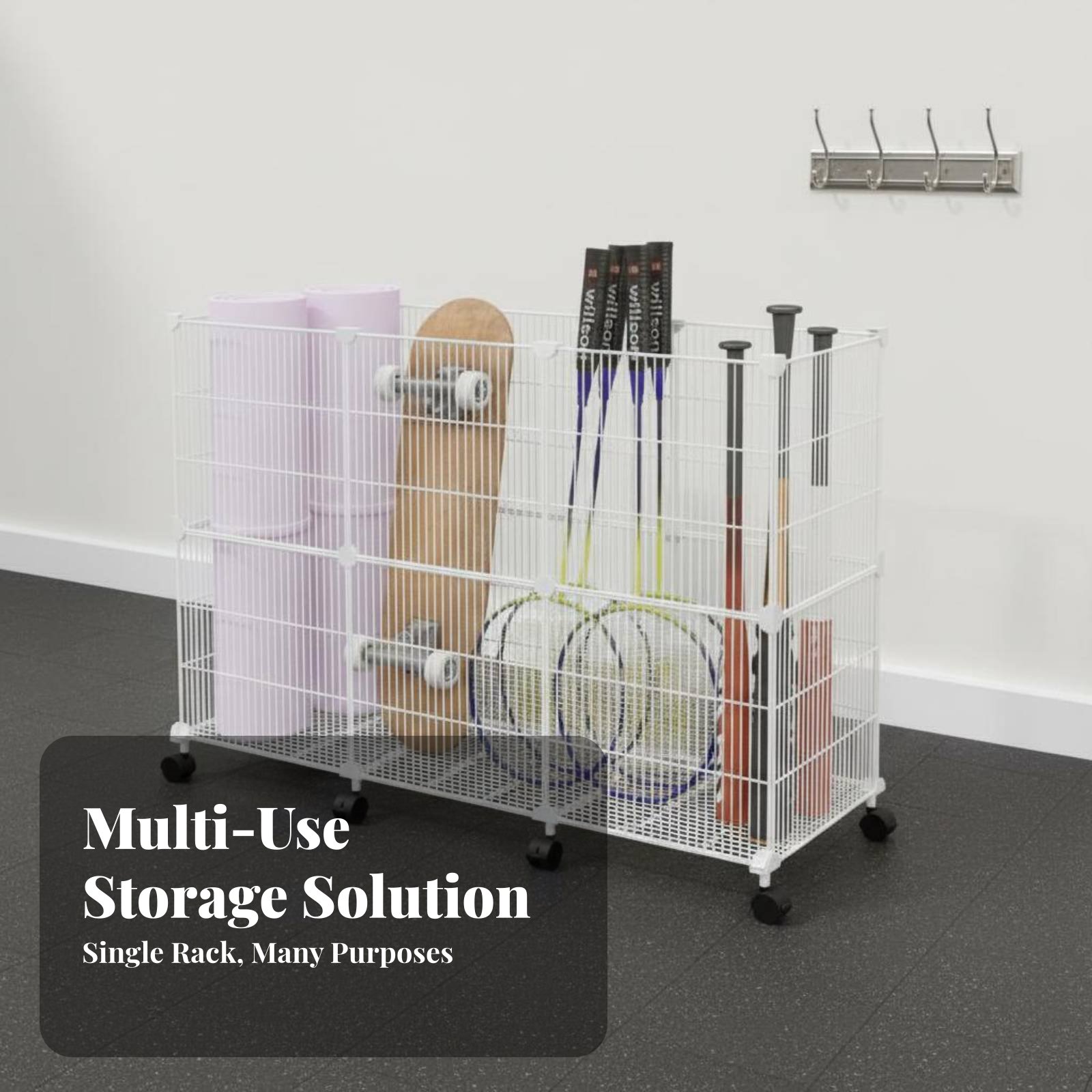 Sports Equipment Storage Cart  - огляд і ціна Sports Equipment Organizer