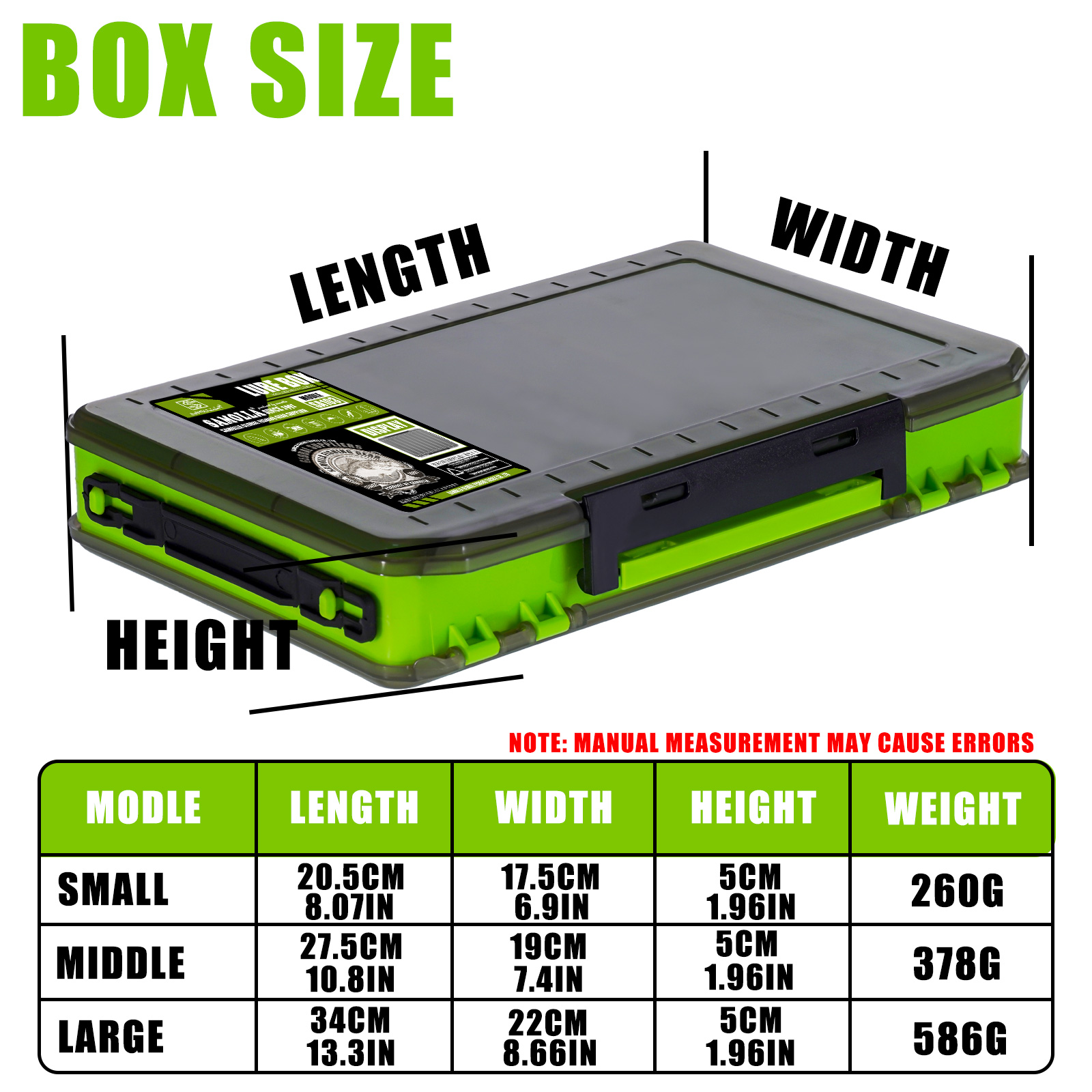 Double Sided Lure Baits Box Fi - огляд і ціна Sports Equipment Organizer