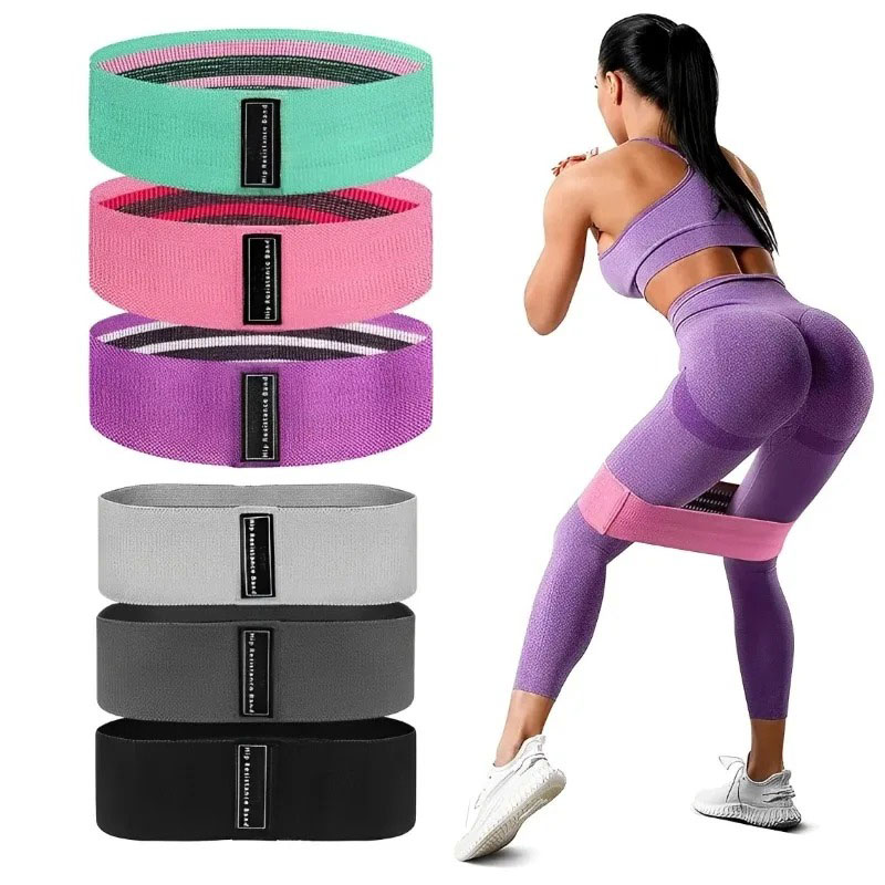3Pcs Fabric Resistance Hip Boo - огляд і ціна Sports Equipment Supplies