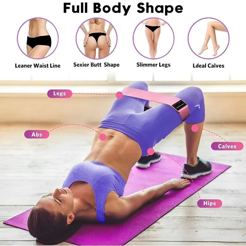 3Pcs Fabric Resistance Hip Boo - огляд і ціна Sports Equipment Supplies