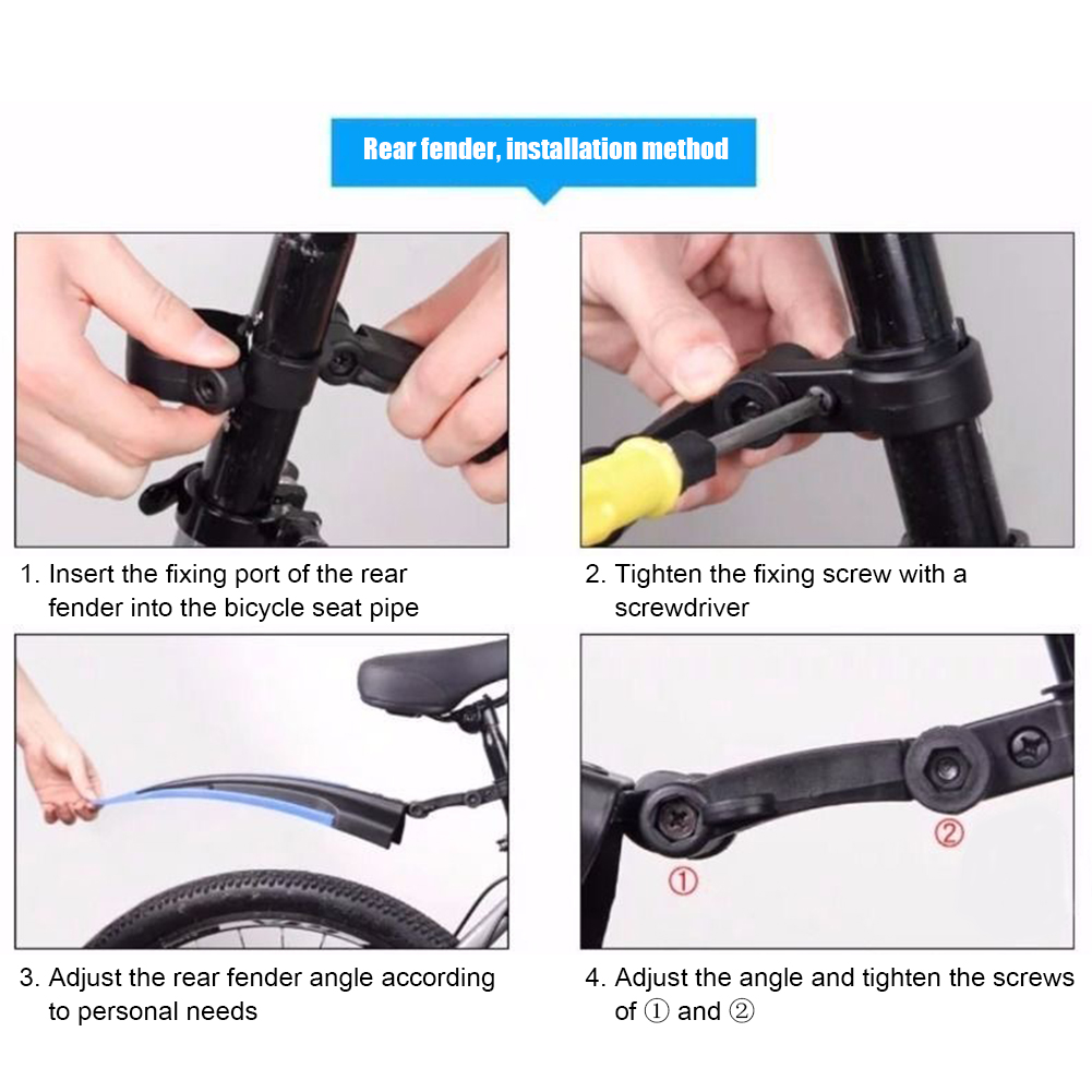 2Pcs Mountain Bike Mudguard Wi - огляд і ціна Sports Equipment Kit